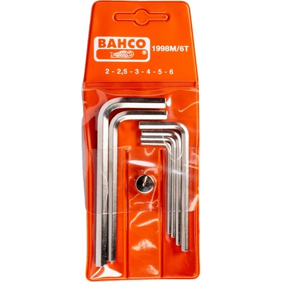 Bahco sada imbusových kľúčov 2 - 6 mm 6 ks 1998M/6T