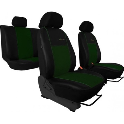 Autopoťah Pok-ter Exclusive Alcantara zeleno-čierne Alcantara-koža