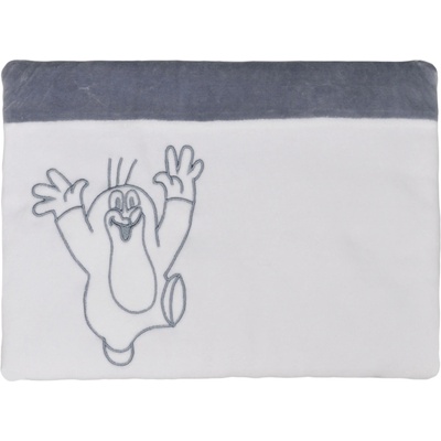 Moravská ústředna Vankúš BABY Krtko biely 32x22