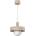 Luminex Пендел на кабел CANAN 1xE27/15W/230V Ø 29 см бежов (LU4017)