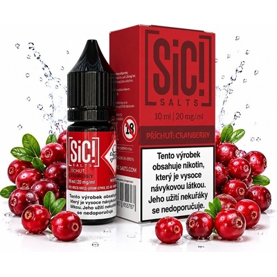 Sic! Salts Cranberry 10 ml 20 mg