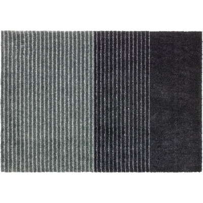 Schöner Wohnen Manhattan prúžky antracitová sivá 50 x 70 cm