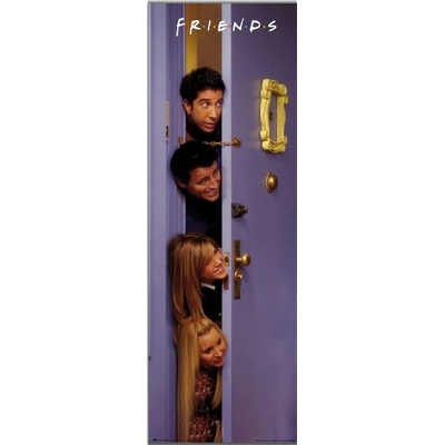 Plagát, Obraz - Friends - Door, 53 × 158 cm