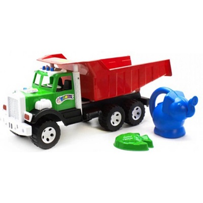 Bamsic КАМИОН 52 СМ С ЛЕЙКА И ФИГУРКА ЗА ПЯСЪК 3 ЦВЯТА