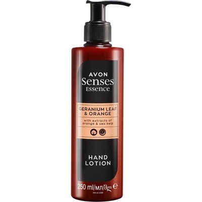 Avon Senses tekuté mýdlo Essence s vůní pomeranče a listu pelargonie 250 ml