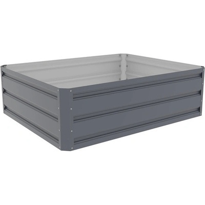 Rojaplast Vyvýšený záhon GB-D 100 x 80 x 30 cm sivý