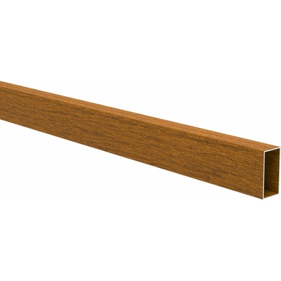 Hliníková plotová výplň 20x40x1,2 - 6m - dřevo dekor ZLATÝ DUB W03
