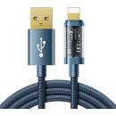 Joyroom SUL012A12 USB - Lightning na nabíjanie / prenos dát, 2,4 A 20 W, 1,2m, modrý