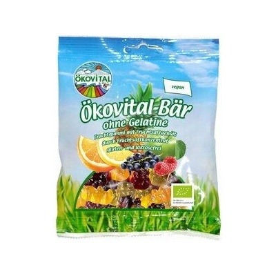 Ökovital Gumoví medvídci bez želatiny 80 g