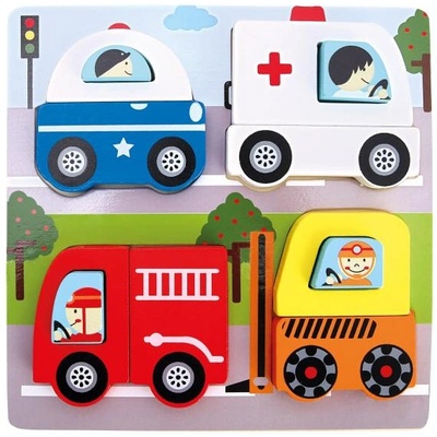 Bino 3D Пъзел, спасителни превозни средства