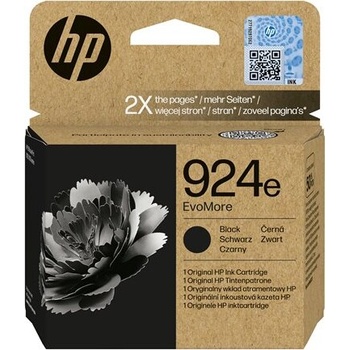 HP 924e EvoMore Black Original Ink Cartridge (4K0V0NE#CE1)