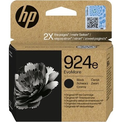 HP 924e EvoMore Black Original Ink Cartridge (4K0V0NE#CE1)
