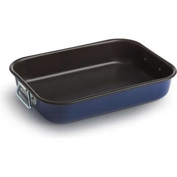 Accademia Mugnano Rectangular Baking Tray AM Bella Blu, Non-stick, 30 cm, Blue (BBTGLR30)