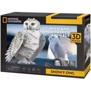 CubicFun 3D puzzle National Geographic: Sněžná sova 62 ks