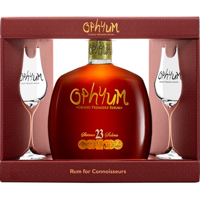 Ophyum 23 Solera 40% 0,7 l (dárčekové balenie 2 poháre)