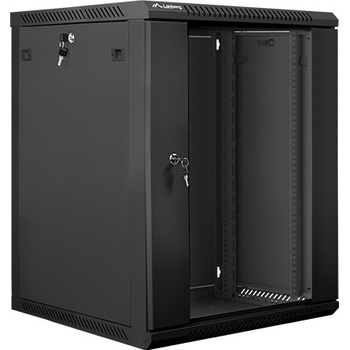 Lanberg Комуникационен шкаф Lanberg rack cabinet 19 wall-mount 15U / 600x600 for self-assembly (flat pack), black (WF01-6615-10B)