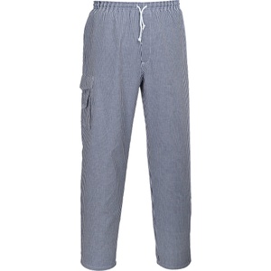 Portwest chester chefs c078 / Панталон за готвач - син каре xs (c078chrxs)