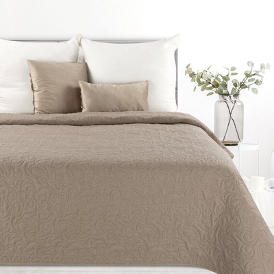 Takoy PREMIUM přehoz na postel prošívaný z látky imitující len-HF-459134 220 x 240 cm