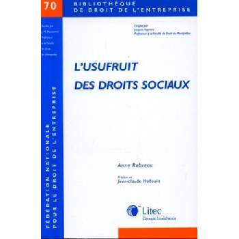 L'usufruit des droits sociaux | Rabreau