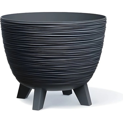 PROSPERPLAST Kvetináč FURU antracit 29cm