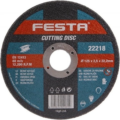 Festa kotúč rezný 125 x 2,5 x 22,2 mm 22218
