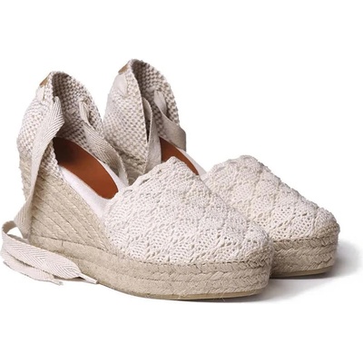 TONI PONS Martina Wedge Espadrilles - White (Off White)