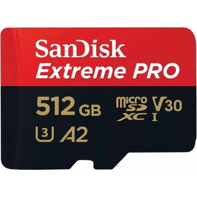 SanDisk Extreme PRO 512 GB MicroSDXC SDSQXCD-512G-GN6MA