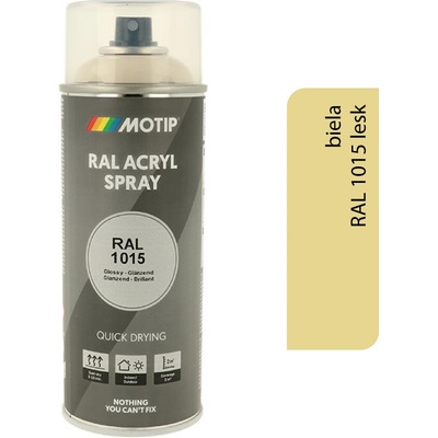 Motip Acryl 400 ml RAL 1015 lesk