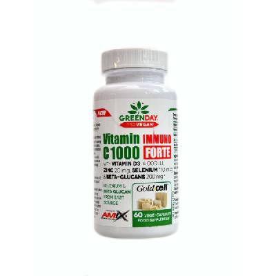 Amix GreenDay Provegan Vitamín C 1000mg Immuno forte 60 kapslí