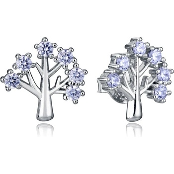 Viceroy Strieborné náušnice Strom života so zirkónmi 2309E000-30