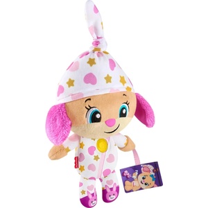 Mattel Интерактивна плюшена играчка Fisher-Price Laugh & Learn - Успокояващо кученце (български език) (JNT87) - ozone