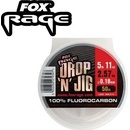 Fox Rage Fluorocarbon Drop 'N' Jig Fluorocarbon 50 m 0,18 mm 2,57 kg