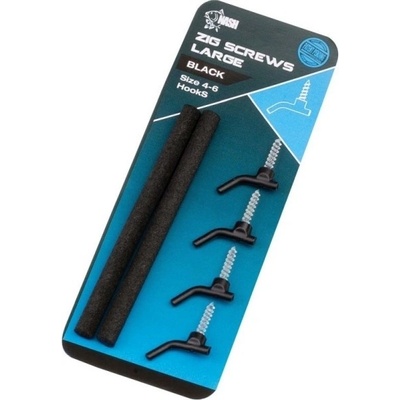 Kevin Nash Držák Nástrahy Zig Screw Kit Large Black