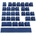 Ducky Капачки за механична клавиатура Ducky Navy 31-Keycap Set Rubber Backlit Double-Shot US Layout (DKSA31-USRDBNNO2)