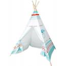 Small Foot teepee bielomodré