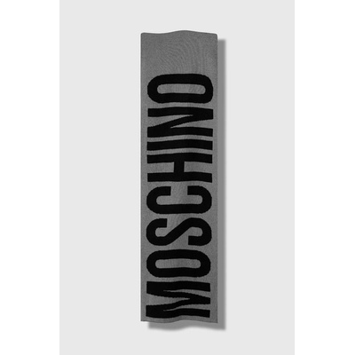 Moschino Шал с вълна Moschino в сиво с десен (M2792.30764)