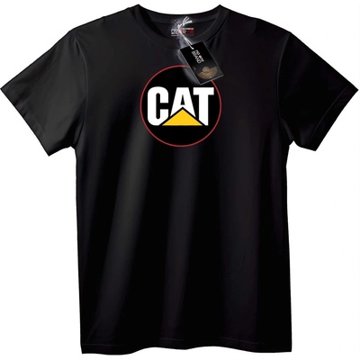 Тениска Caterpillar лого черна - XS, Black