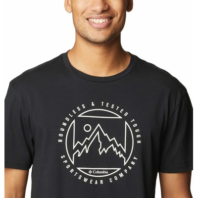 Columbia pánske tričko Rapis ridge Graphic Tee 1888813020 čierne