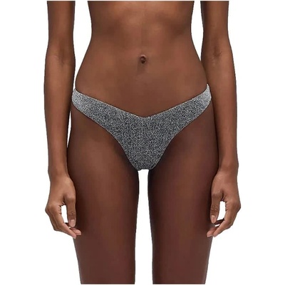 SUNDEK Loren lurex high-leg briefs bikini bottom - Silver (Silver)