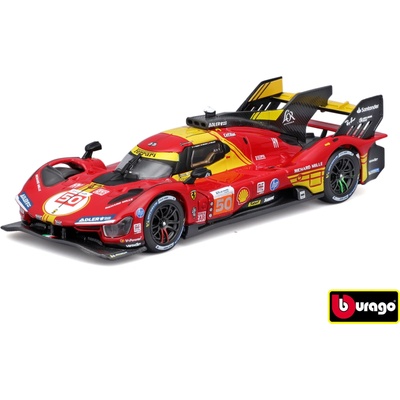 Bburago Ferrari Racing 499P nr.50 24H Le Mans Champion 2024 Hard Case 1:43