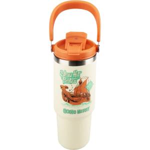Paladone Чаша за път Paladone Animation: One Piece - Straw Hat Pirates, 900 ml (114528)