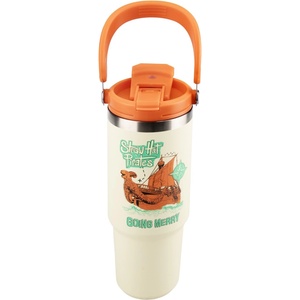Paladone Чаша за път Paladone Animation: One Piece - Straw Hat Pirates, 900 ml (114528)