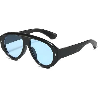Techsuit Слънчеви очила Techsuit Premium Sunglasses (3991) - дамски, авиаторски, ретро стил - Син (Blizzard Blue)