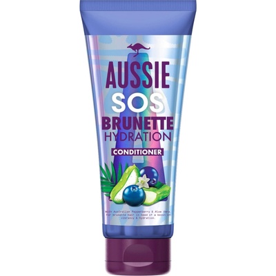 Aussie SOS Brunette balzam na vlasy pre tmavé vlasy 200 ml