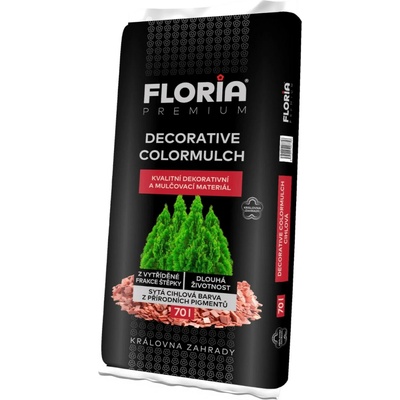 Agro FLORIA Decorative ColorMulch cihlová 70 l
