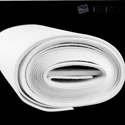 Filc biely, šírka 45 cm