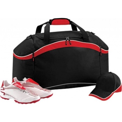 BagBase prostorná na zip Holdall 54 l modrá námořní červená bílá 64 x 35 x 31 cm