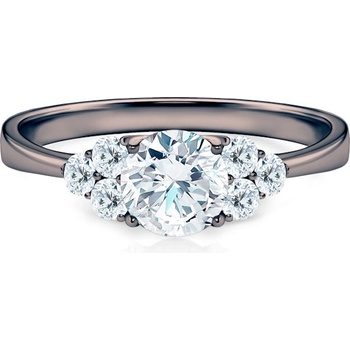 SAVICKI Годежен пръстен Fairytale: черно злато, диаманти