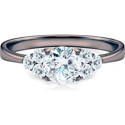 SAVICKI Годежен пръстен Fairytale: черно злато, диаманти