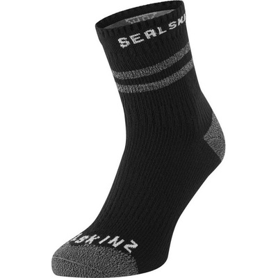 SealSkinz Nepremokavé ponožky Mautby čierna